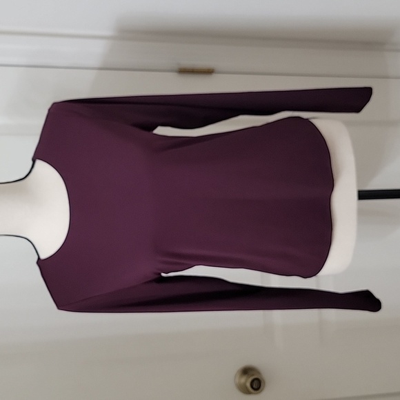 Old Navy Size L Plum Purple Long Sleeved Athletic Feel Shirt, Exc. Used Cond. - Picture 1 of 12